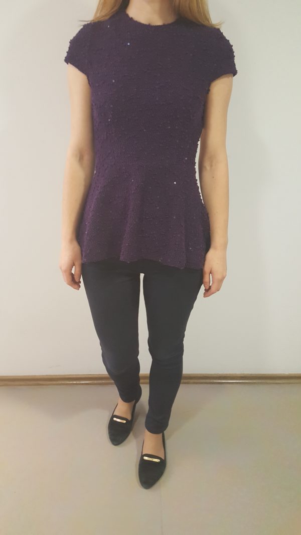 Tumelilla peplum pluus